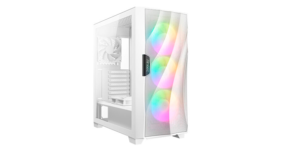 Case Gaming Antec Df Flux Media Torre Vidrio Templado Atx Blanco