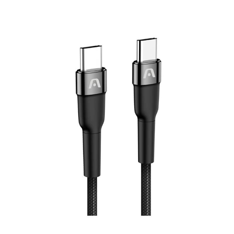 Cable USB-C a USB-C Argom ARG-CB-0047BK Fast Charge Negro