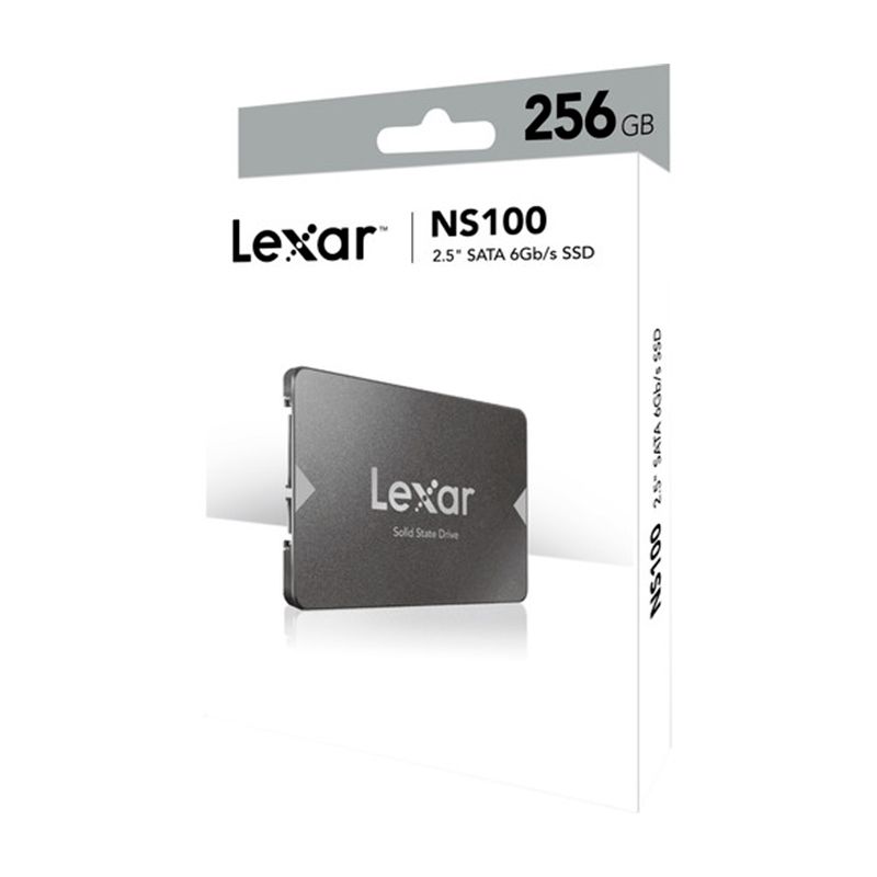Unidad SSD 2.5" 256GB Lexar NS100 SATA 520MB/s