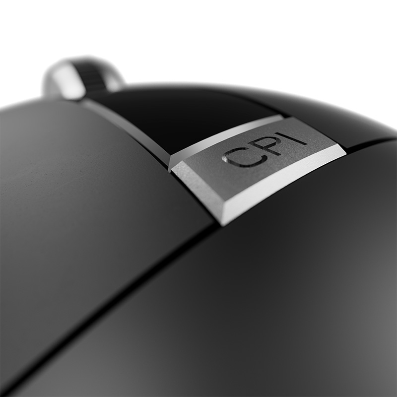 Mouse Inalámbrico Klip Xtreme Ergy Óptico 1600DPI Negro