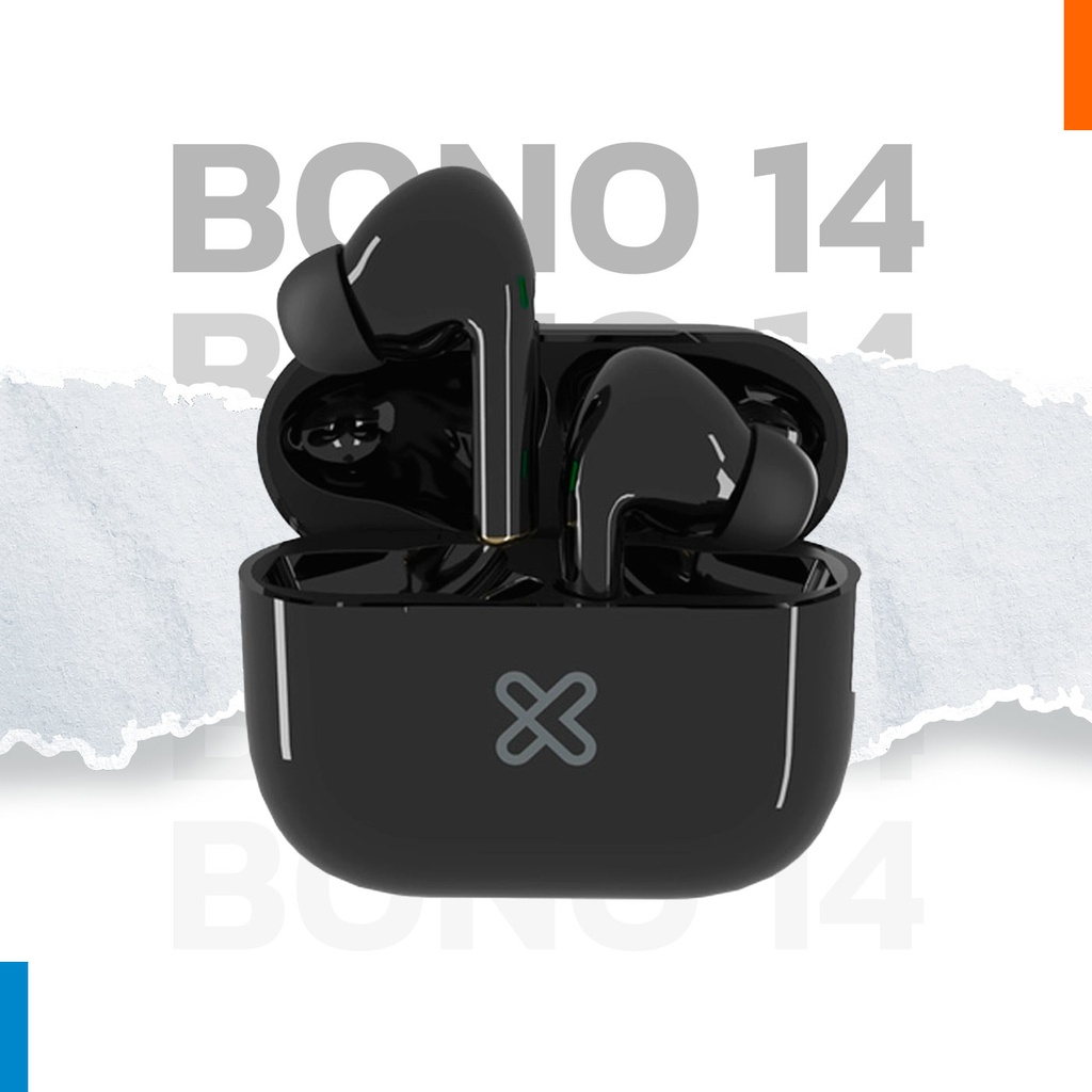 Audífonos Bluetooth Klip Xtreme TuneFiBuds In-ear con Micrófono Negro