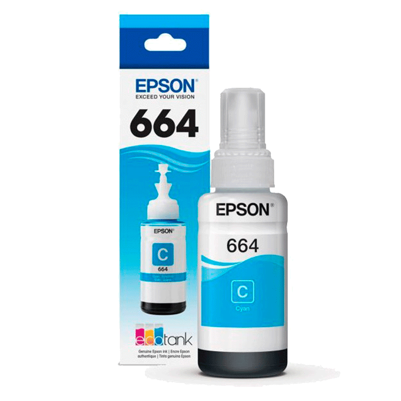 Botellas de Tinta Epson Tricolor CMY T664 3 pzas a precio de socio