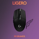 Mouse Inalámbrico Gaming Logitech G305 LIGHTSPEED Óptico 12000DPI Negro