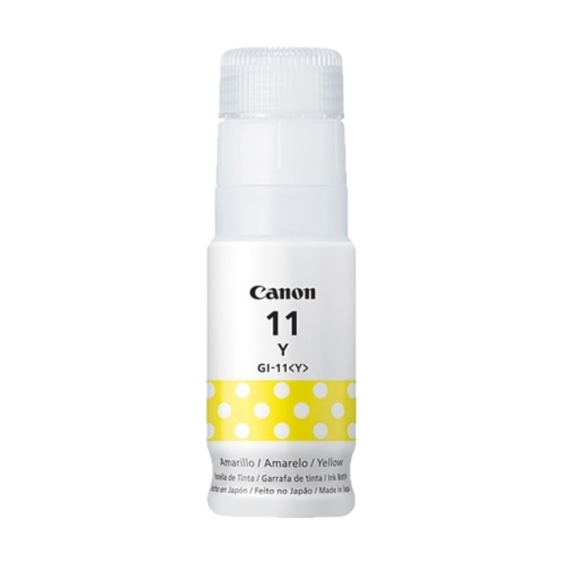 Botella de Tinta Canon GI-11 Amarillo 70ml