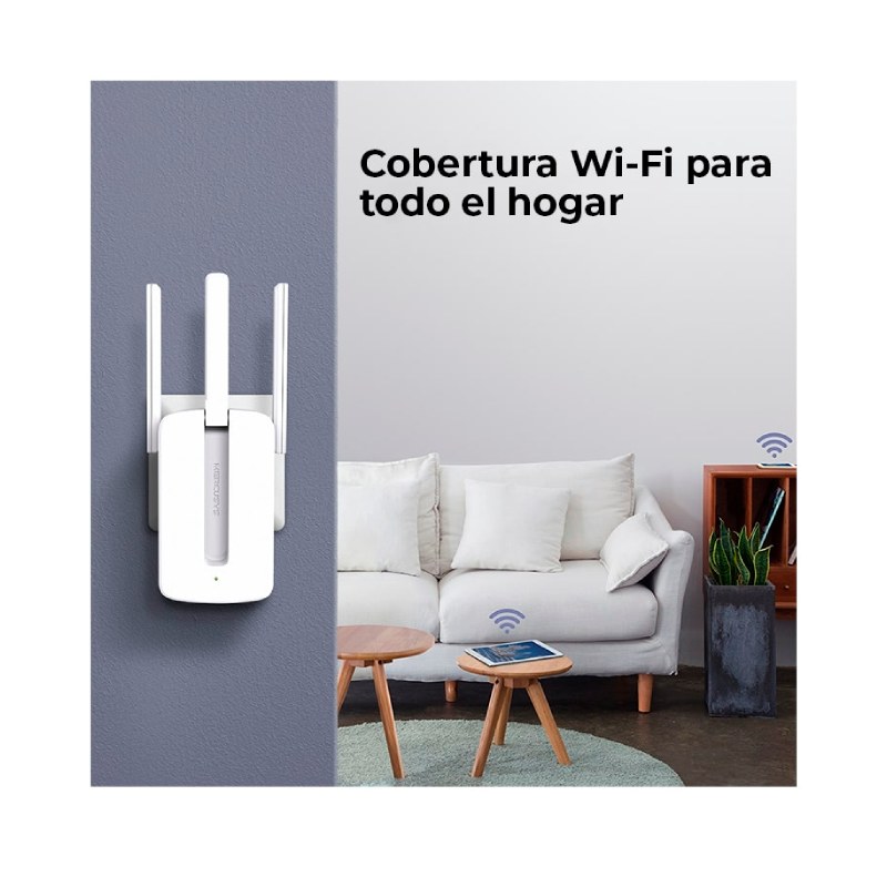 Extensor Wi-Fi Mercusys MW300RE 300Mbps MIMO 3 Antenas