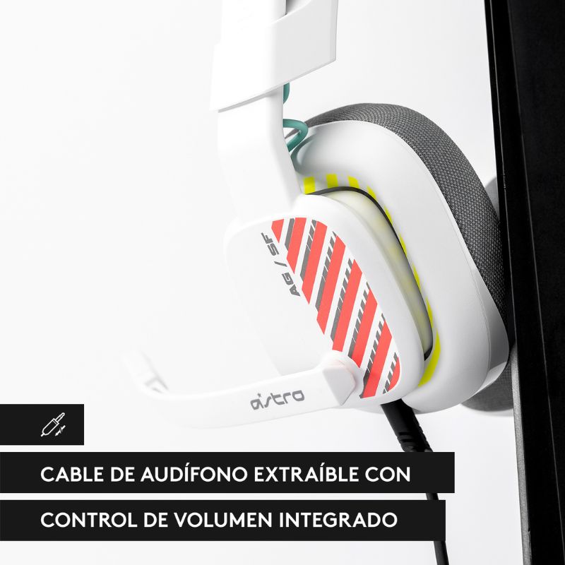 Audifonos tipo Headset ASTRO Gaming A10 Gen 2 3.5mm con Micrófono Blanco