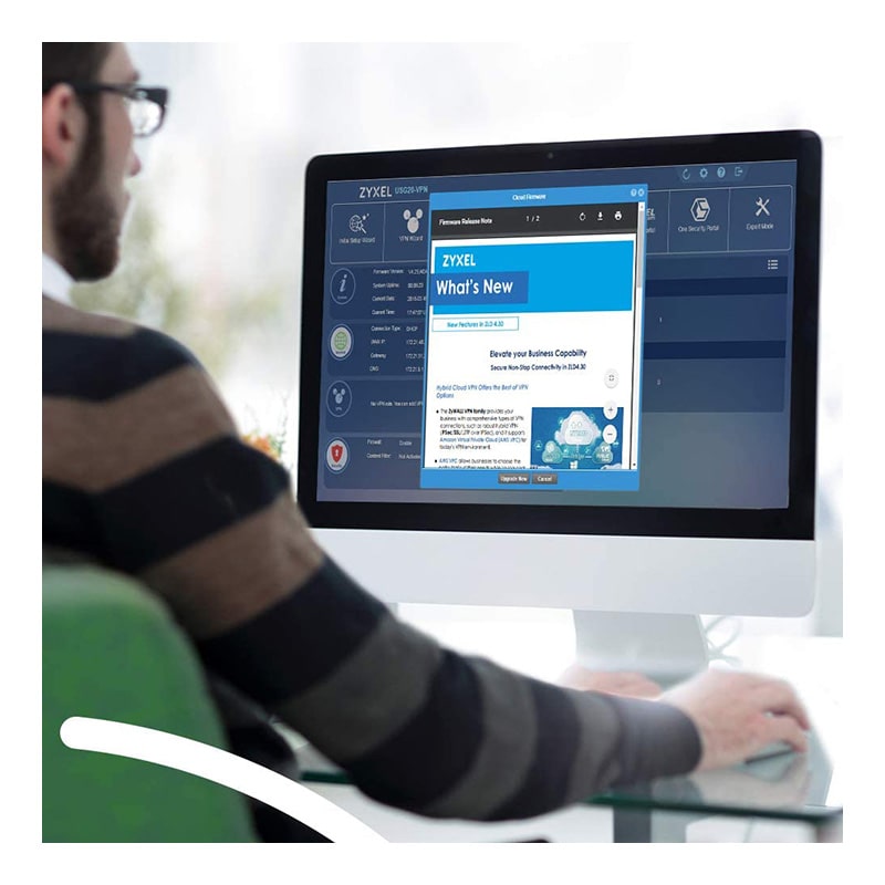 Firewall UTM Zyxel USG210 con Licencia para 1 Año