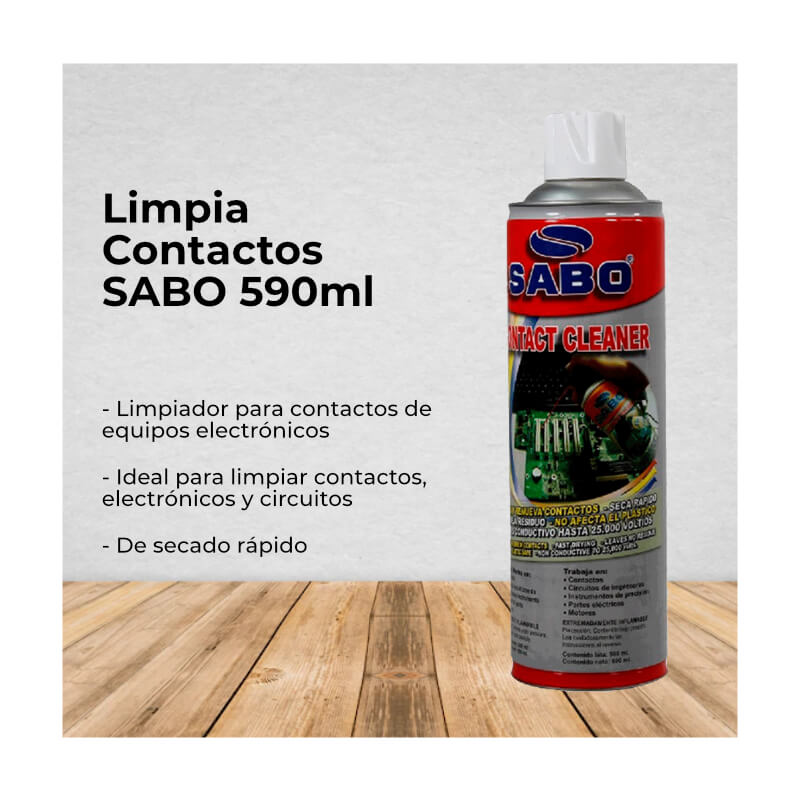 CONTACT CLEANER SABO 590ML - Zona Digital