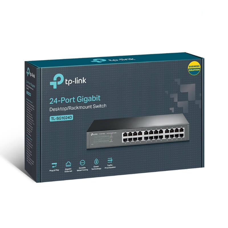 Switch TP-Link TL-SG1024D 24 Puertos 10/100/1000Mbps Rackmount