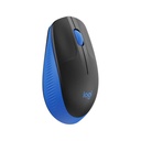 Mouse Inalámbrico Logitech M190 1000DPI Negro/Azul