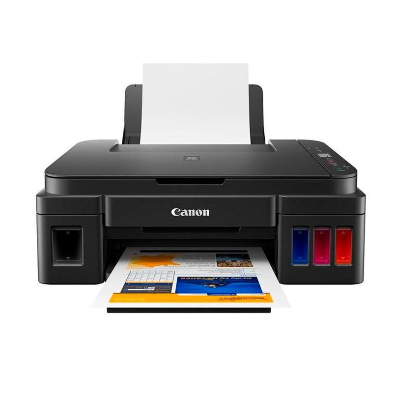 Impresora Canon Inyección Multifuncional PIXMA G2110 + Mouse Alámbrico Argom Maxi GRATIS