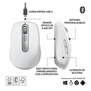 Mouse Inalámbrico Logitech Mx Anywhere 3S Darkfield 8000DPI Gris Pálido