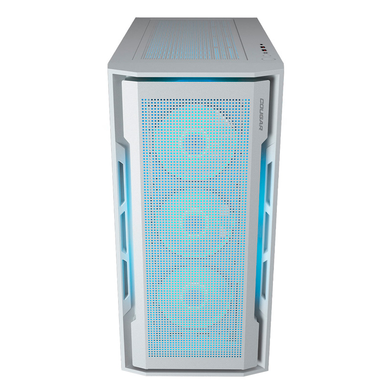Case Gaming Cougar Uniface RGB Media Torre Vidrio Templado ATX Blanco (Sin Fuente)