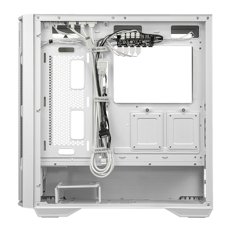 Case Gaming Cougar Uniface RGB Media Torre Vidrio Templado ATX Blanco (Sin Fuente)