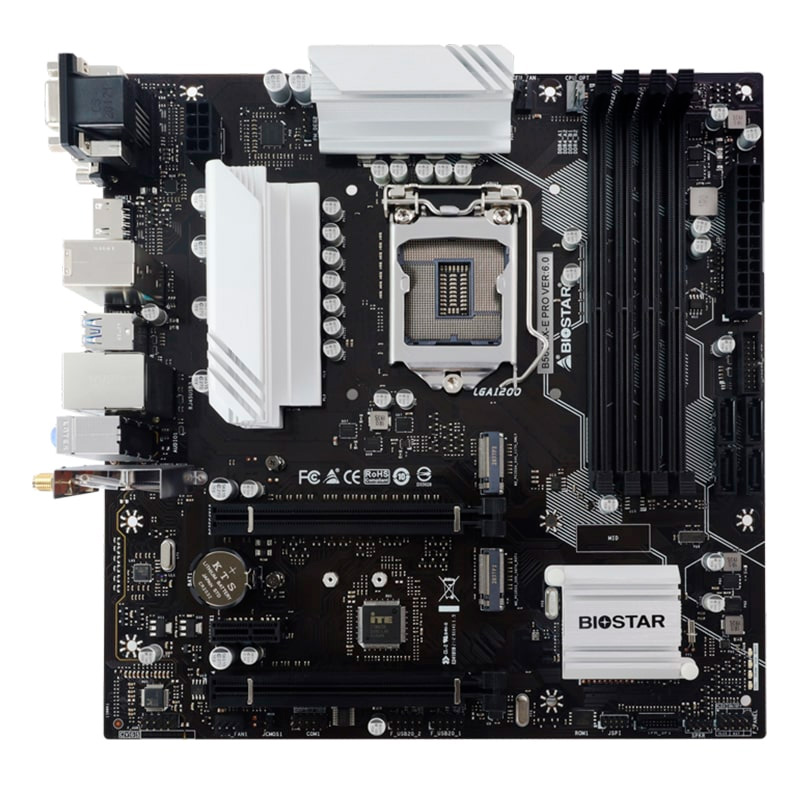 Motherboard Biostar B560MX-E PRO LGA1200 11th & 10th Gen 4xDDR4 Micro-ATX Open Box