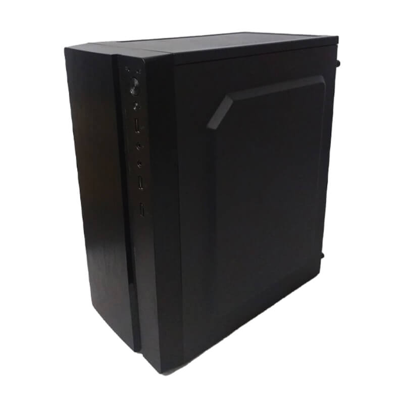 Case Mini Torre ATX con Fuente de Poder 500W Negro