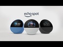 Bocina Inteligente Amazon Echo Spot Smart Negro Con Alexa