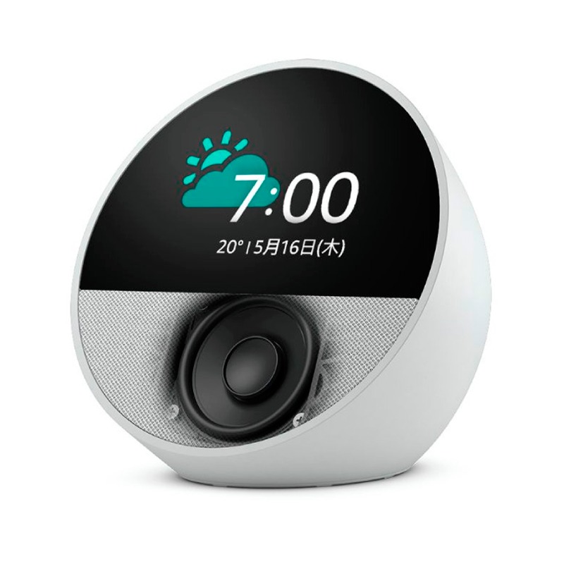 Bocina Inteligente Amazon Echo Spot Smart Blanca Con Alexa