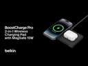 Cargador Inalámbrico Belkin BoostCharge Pro 2 en 1 15W Negro