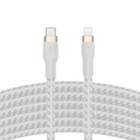 Cable USB-C a Lightning Belkin BoostCharge Pro Flex 3 Metro Blanco