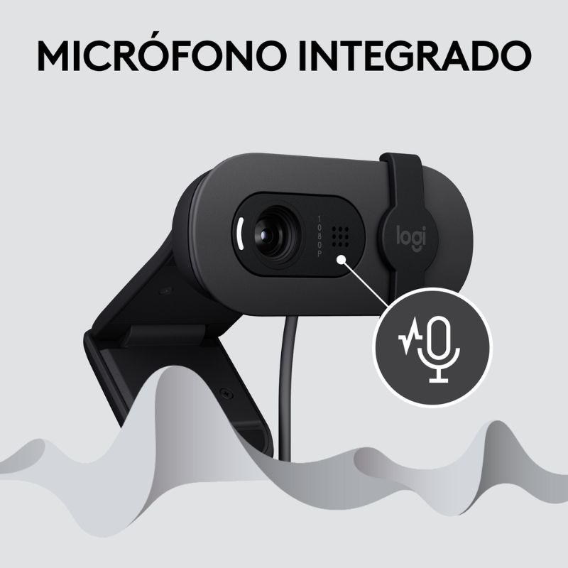 Cámara Web Logitech Brio 100 Full HD