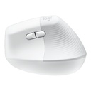 Mouse Logitech LIFT Ergonómico Inalámbrico Bluetooth + USB 4000DPI Blanco