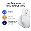 Mouse Logitech MX Master 3S Inalambrico Bluetooth USB8000DPI Blanco