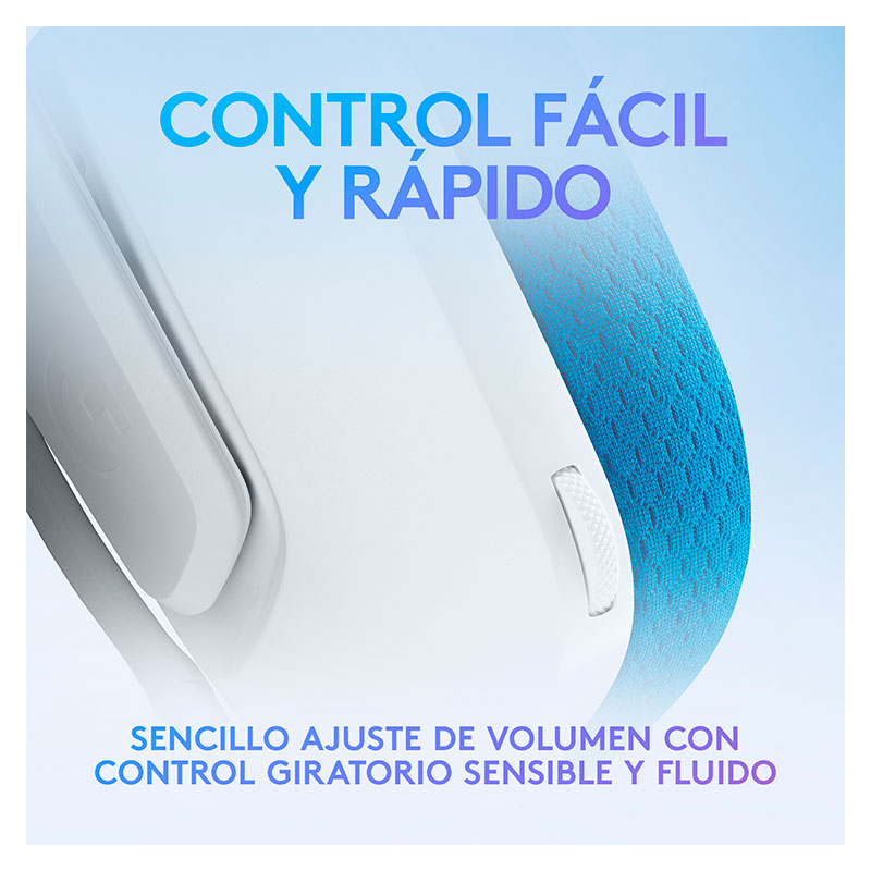 Audífonos tipo Headset Logitech G335 3.5mm Blanco