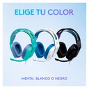 Audífonos tipo Headset Logitech G335 3.5mm Blanco