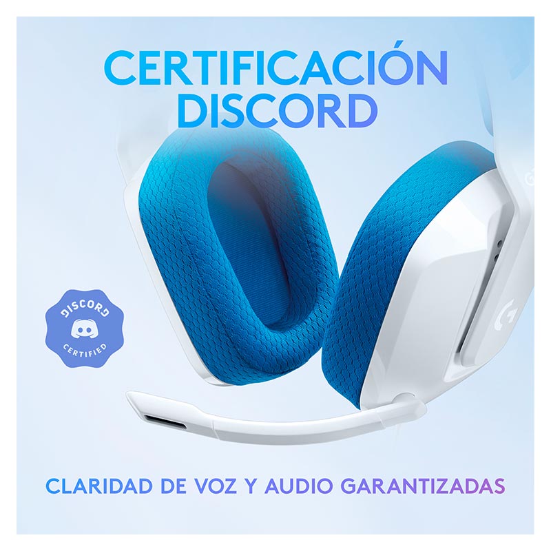 Audífonos tipo Headset Logitech G335 3.5mm Blanco