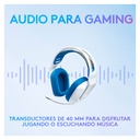 Audífonos tipo Headset Logitech G335 3.5mm Blanco