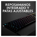 Teclado Gaming Mecánico Alámbrico Logitech G213 Prodigy RGB Negro Ingles