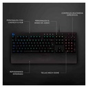 Teclado Gaming Mecánico Alámbrico Logitech G213 Prodigy RGB Negro Ingles