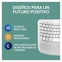 Teclado Inalámbrico Logitech Wave Keys Blanco Español