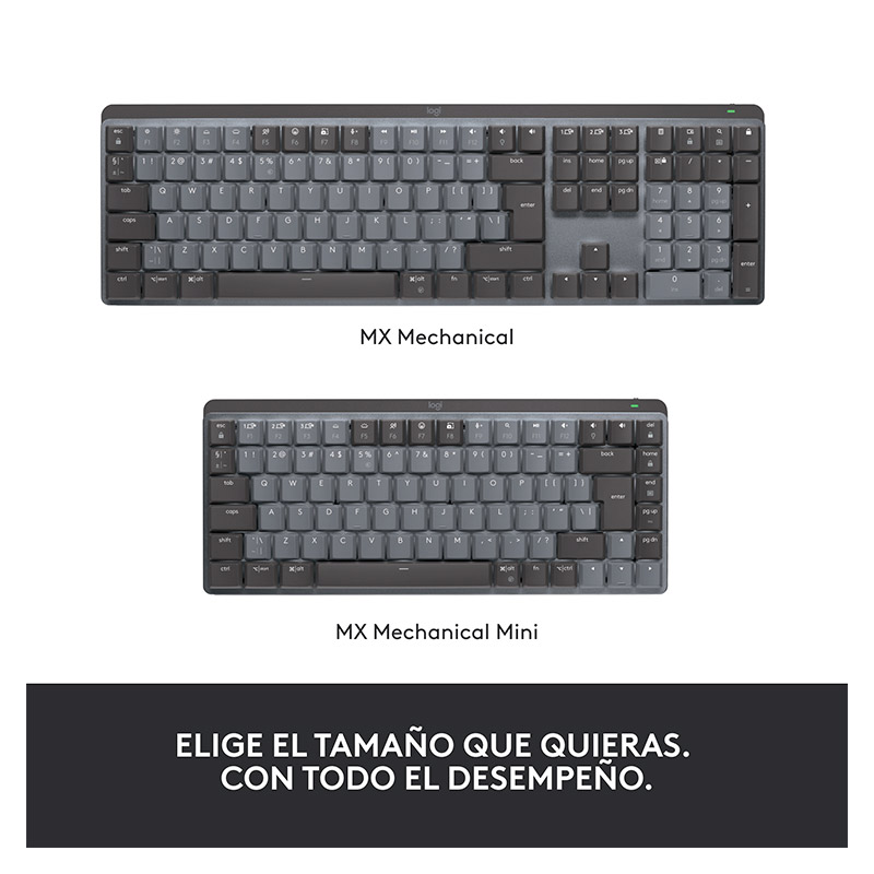 Teclado Inalámbrico Logitech MX Mechanical Mini Negro Español