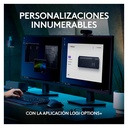 Teclado Inalámbrico Logitech MX Keys S Gris/Negro Español