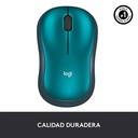 Mouse Inalámbrico Logitech M185 1000±DPI Azul