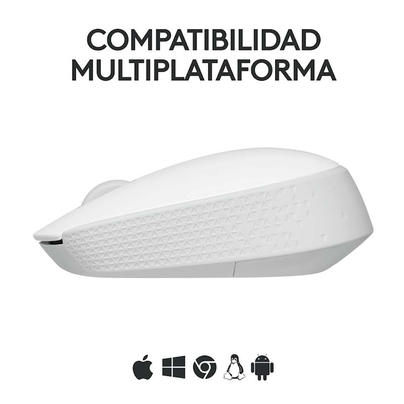 Mouse Inalámbrico Logitech M170 Óptico 1000DPI Blanco