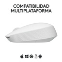 Mouse Inalámbrico Logitech M170 Óptico 1000DPI Blanco