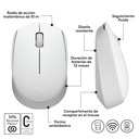 Mouse Inalámbrico Logitech M170 Óptico 1000DPI Blanco