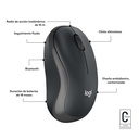 Mouse Inalámbrico Logitech M240 4000DPI Negro