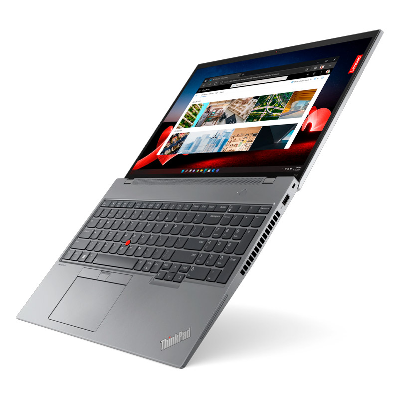 Laptop Lenovo ThinkPad T16 Gen 2 16" Touchscreen i7-1355U 16GB RAM 512GB SSD W11 Pro Gris Oscuro Teclado Inglés