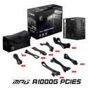 Fuente de Poder 1000W MSI MPG A1000G Gold