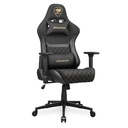 Silla Gaming Cougar Armor One V2 F Negro Dorado