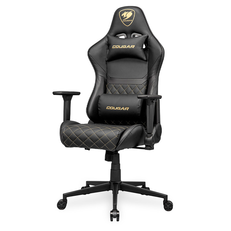 Silla Gaming Cougar Armor One V2 Negro Dorado