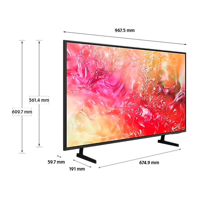 Televisor 43" Samsung Crystal DU7000 Smart TV 4K UHD