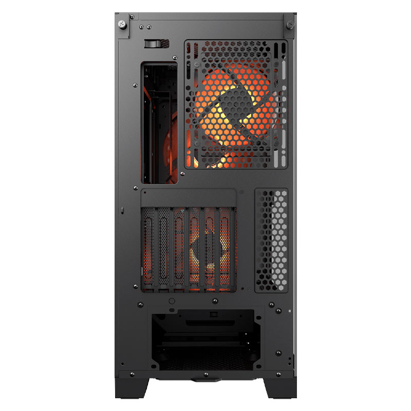 Case Gaming Cougar AirFace ECO Media Torre ATX Negro (Sin Fuente)