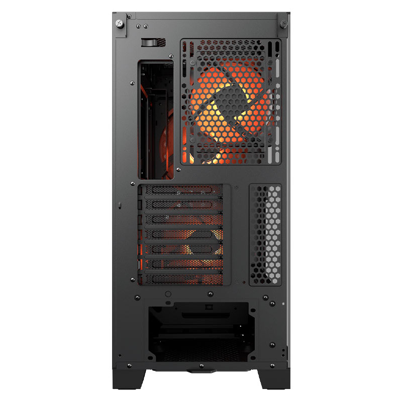 Case Gaming Cougar AirFace ECO Media Torre ATX Negro (Sin Fuente)