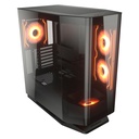 Case Gaming Cougar FV270 RGB Media Torre Malla E-ATX Negro (Sin Fuente)