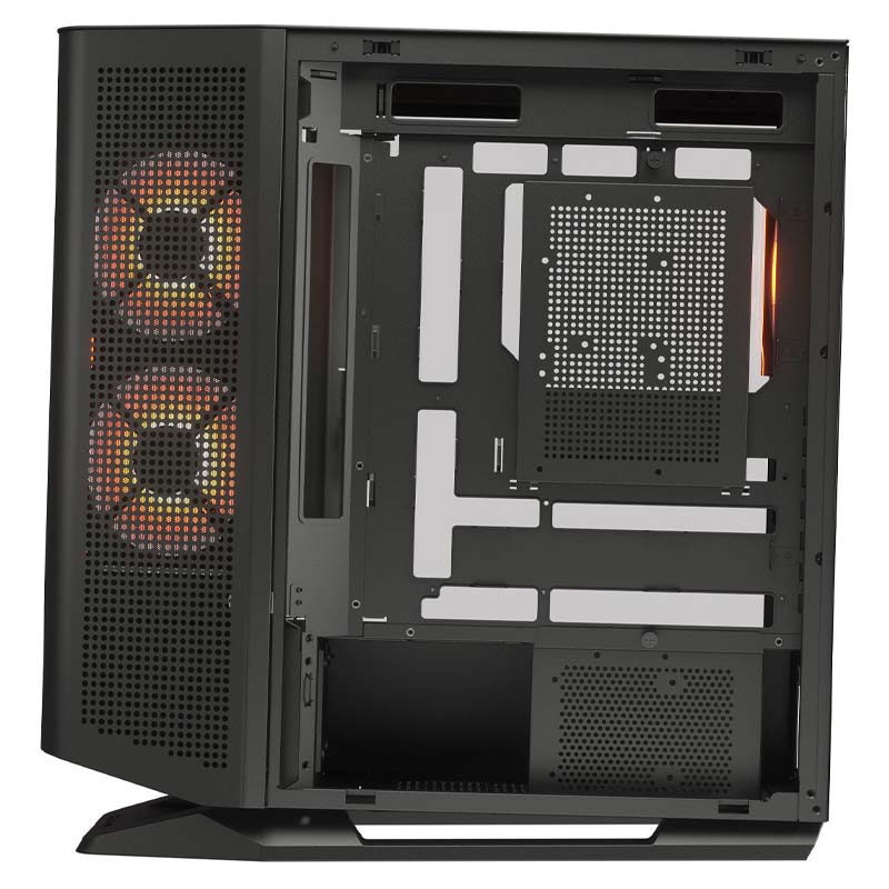 Case Gaming Cougar FV270 RGB Media Torre Malla E-ATX Negro (Sin Fuente)